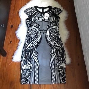 ECI New York Stretch Midi Dress